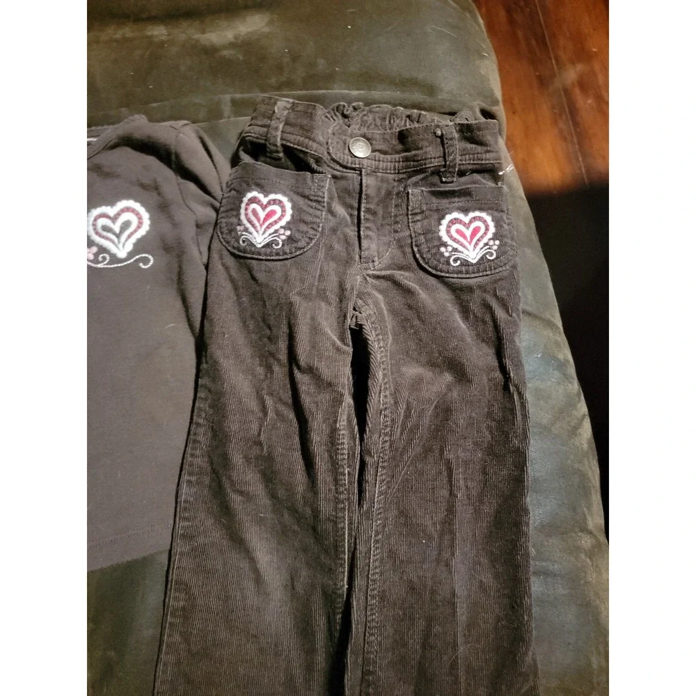 Gymboree alpine sweetie heart top and cords size‎ 3t